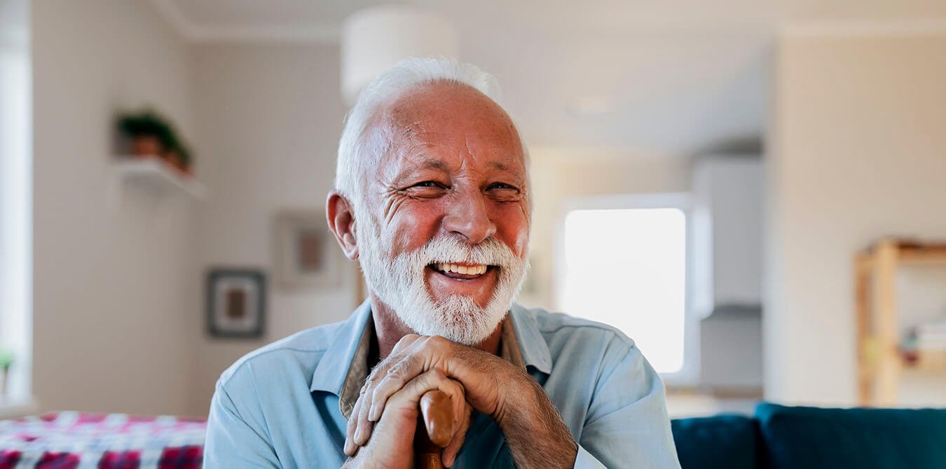 smiling older man 